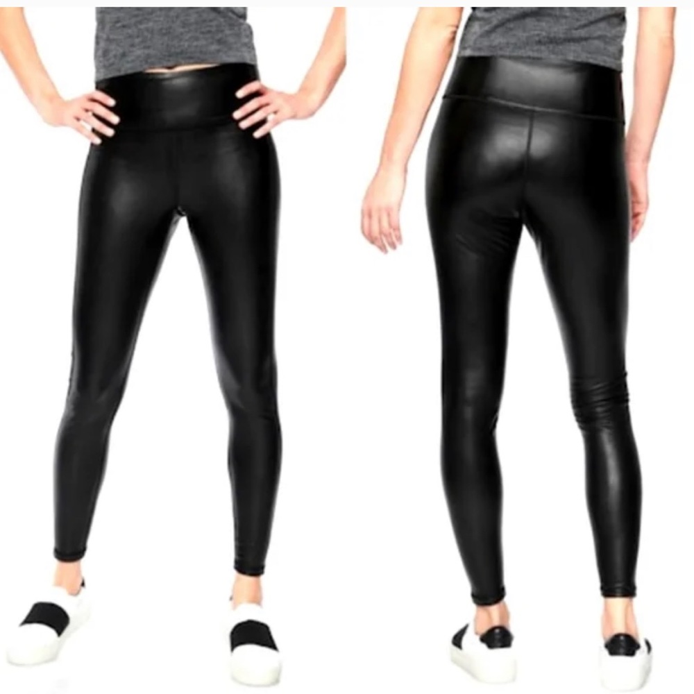 Athleta Faux Leather Leggings